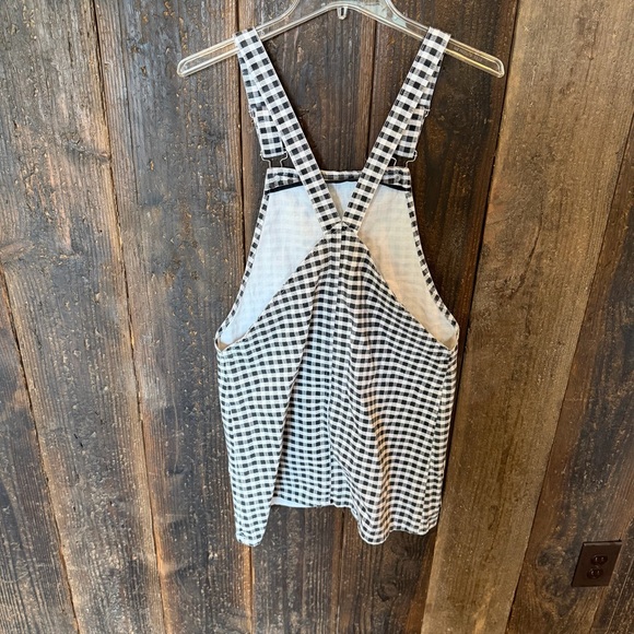 Topshop MOTO gingham pinafore dress - Picture 4 of 6